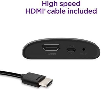 Roku-4662RW & Express HD Streaming Media Player com cabo HDMI de alta velocidade e remoto simples