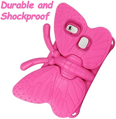 Tading Kids Case for Moxee Tablet 2, Cute Butterfly Proof Kid Stand Stand Protective Stand Tampo para comprimido