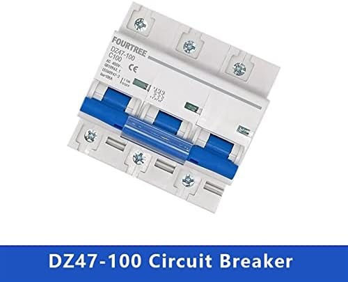 1pcs disjuntor DZ47 63A 80A 100A 125A MCB 10KA Capacidade de ruptura em miniatura Miniatura Miniature Switch