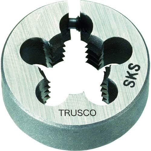 TRUSCO T25D-1/4UNC20 Dados redondos 25 Diâmetro parafuso unifi, 1/4UNC20