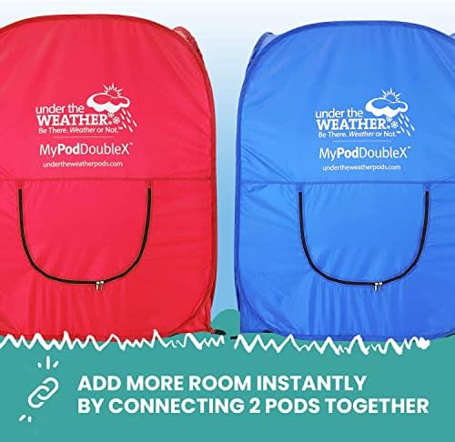 Sob o clima Mypod 2xl pop-up clima de vagem, proteção contra frio, vento e chuva