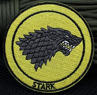 House Targaryen/Greyjoy/Tally/Lannister/Baratheon/Stark Patch Tactical Bordado Militar Bordado Moral Tags