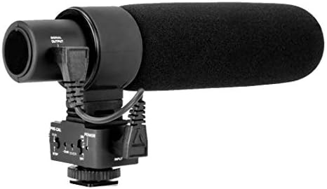 Digital NC Advanced Super Cardioid Microfone compatível com Panasonic Lumix DMC-GX8 com muff de vento de