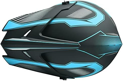 Capacete adulto de 4 rodas, capacete motocross DOT/FMVSS-218 Certificação confortável e respirável