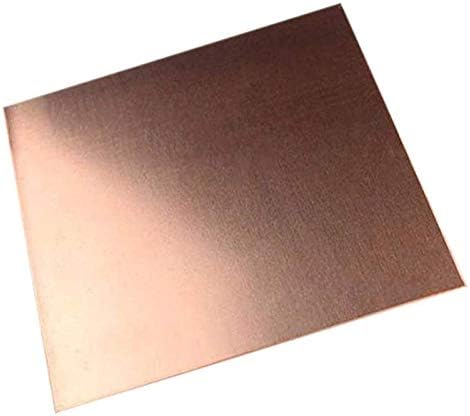Folha de cobre Nianxinn Folha de metal de cobre puro Folha de papel alumínio, 1mm x 100 mm x 150mm