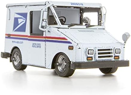 Metal Earth Fascinations USPS LLV Caminhão de correio 3D Modelo de metal pacote com pinça