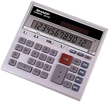 Sharp qs2130 qs-2130 calculadora de desktop compacta LCD de 12 dígitos