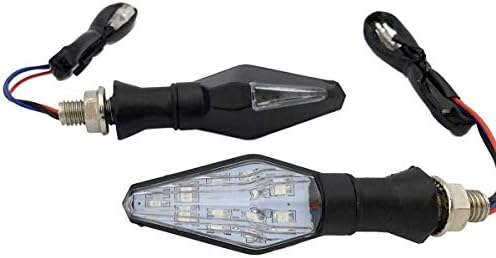 Motortogo Black sequencial lâmpada sinais de giro LEDS Turn Signals Indicadores Indicadores compatíveis