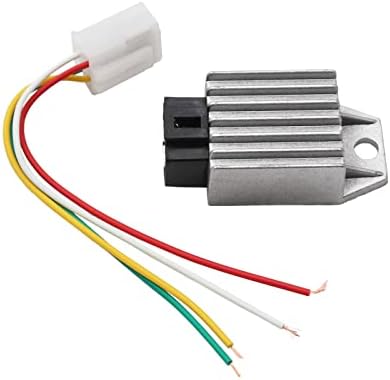 12V 4 PIN Regulador de tensão Retificador do conector do fio do cabo para GY6 QMB139 50cc 125cc