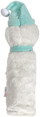 Foufit Holiday Cuddle Plush Cruncher Toy para cães, boneco de neve
