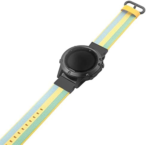 Irjfp 22mm Nylon Watch Band para Garmin Fenix ​​6 6x Pro pulseira Strap Fenix ​​5 5Plus 935 S60 Quatix5 Redução