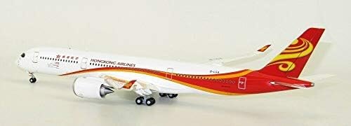 JC Wings Hongkong Airlines para Airbus A350-900 B-LGA Betas para baixo 1/200 Aeronaves Diecast Modelo