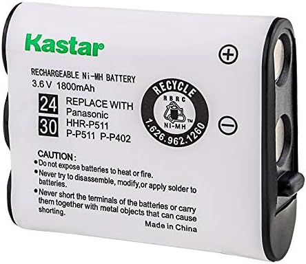 Substituição da bateria do telefone sem fio Kastar para panasonic kx-tg2740 kx-tg2750 kx-tg2770