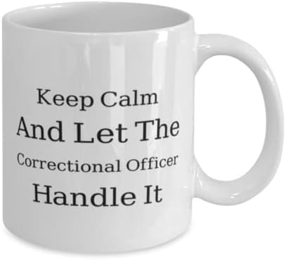 Oficial Correcional Canela, mantenha a calma e deixe o oficial correcional lidar com isso, idéias de presentes