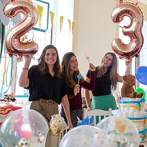 Número 53 balões de 32 polegadas alfabeto de balão digital 53 Balões de aniversário dígitos 53 balões de hélio
