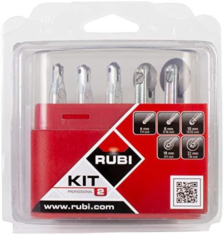 Rubi Tools 5 PCs Kit de roda TS-max, TR-Magnet, cortador de ladrilhos de ímã de velocidade