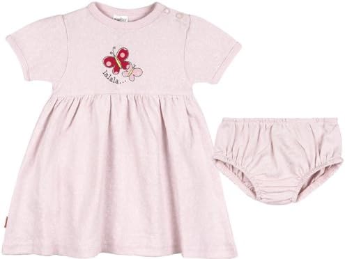 Kushies Baby-Girls Newborn Chit Chat T-Dress & Bloomer Conjunto