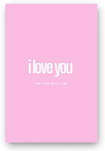 Notebook I Love You - Melhor caderno forrado para o diário diário, ajude você a alcançar seus objetivos,