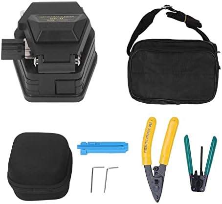 Kit de ferramentas de conexão a frio FTTH, adaptador de cortador de stripper fácil de usar o kit de ferramentas