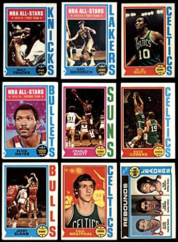 1974-75 Topps Basketball Complete Conjunto VG+