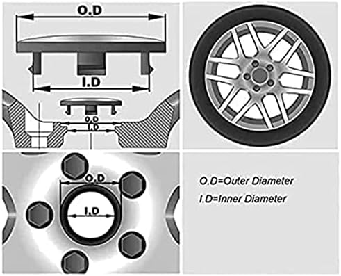 Capas centrais do cubo de carro para Mazda, 57 mm, alumínio Centro de roda Caps Acessórios
