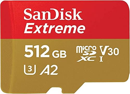 Sandisk 1TB Extreme MicroSDXC 190MB/S UHS-I Memory Card SDSQXAV-1T00-GN6MN Pacote com caixa de plástico