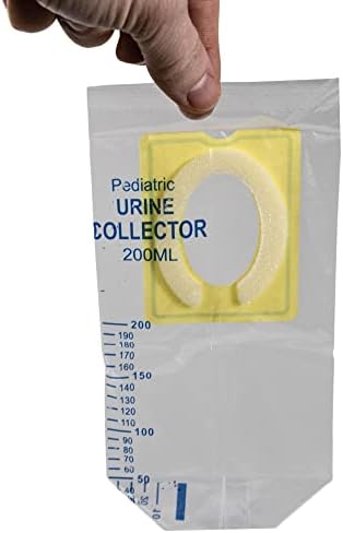 Coletores estéreis de sacolas de urina pediátrica [3 contagem] Bolsa de apanhador de urina embalada