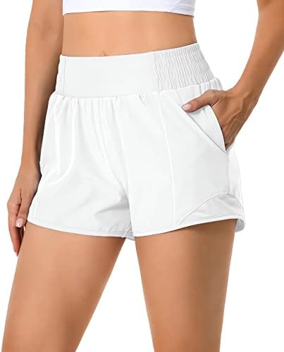 Shorts queenieke shorts femininos, calças esportivas elásticas para mulheres shorts de corrida seca rápida