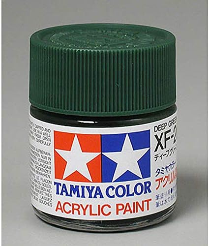 Tamiya acrílico xf26 verde profundo plano tam81326 pintura de plásticos acrílico