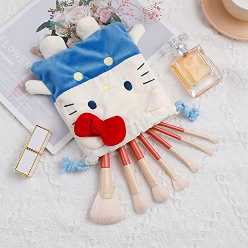 G-AHORA Hello Kitty Bag de armazenamento Hello Kitty Cat Makeup Saco, Hello Kitty Cosmetic Bag portátil