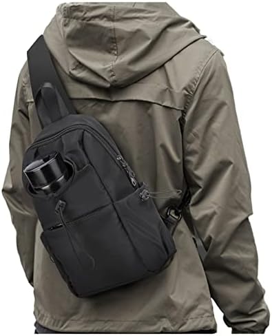SeaFew Backpack Mackpack Sling Sling Crossbody Bag para homens Mulheres, Motão de Motocicleta Cruzada