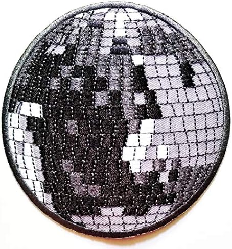 Ball Disco Crystal Magic Light Party Music Música Bordada de Ferro-On Patch Kids Cartoon Jackets