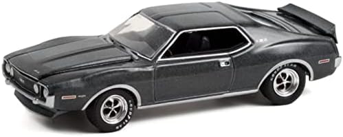 1971 AMC Javelin AMX CHECOAL CHINE METÁLICO COM BLACK NARE NARE GREENLIGHT MUSCLE SERIE
