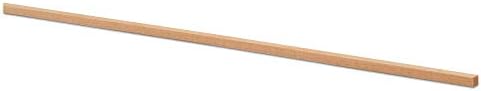Hastes de dowel quadrado de madeira 1/8 polegada x 36 pacote de 100 palitos de madeira para artesanato e madeira por pica -pau