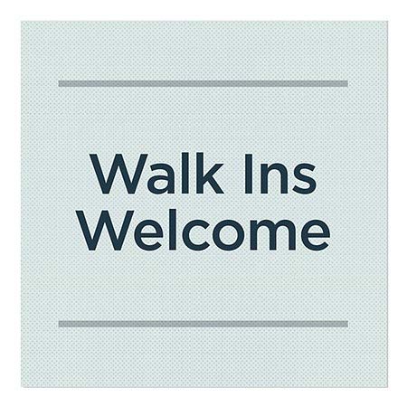 Decalque de janela perfurado Walk Ins INS Welcome -Basico Teal Basico | 12 x12