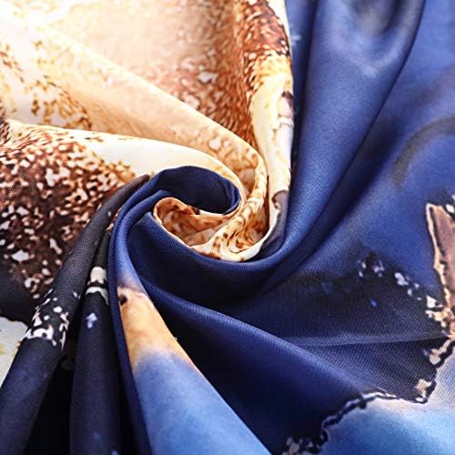 Corte de chá de tecido abstrato de luxo de luxo Cortina de chuveiro moderno azul e dourado pintura