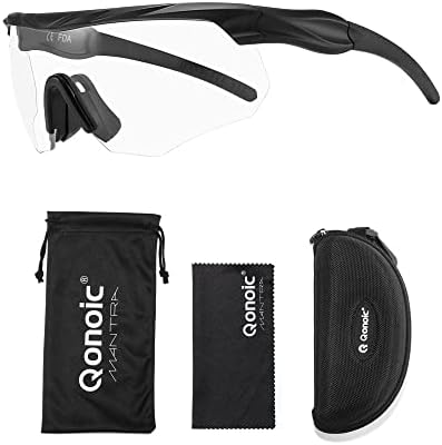 Qonóico anti nevoeiro tiro de segurança óculos de segurança Men Proteção para os olhos para tiro range