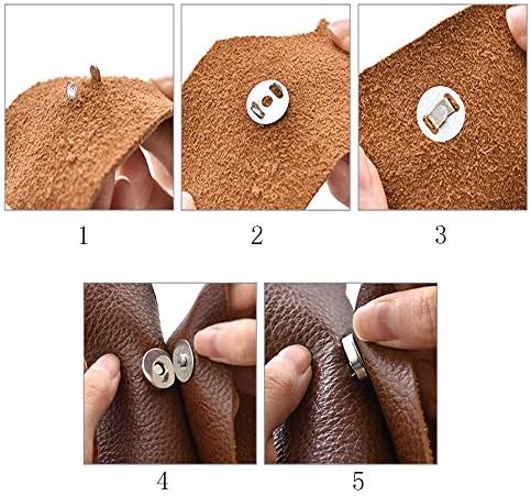 Armas de botão magnético encaixam os fechos de fixador para costura, artesanato, bolsas, bolsas, roupas,