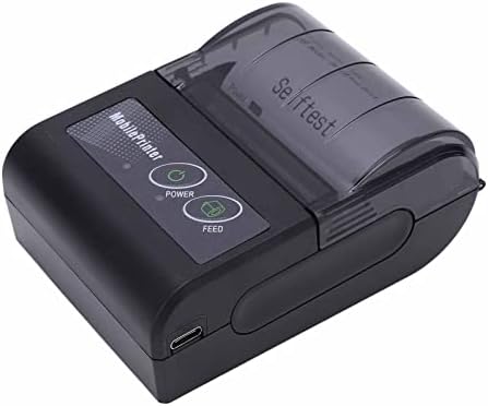 Impressora POS Bluetooth TGOON, Impressora Térmica Móvel Humalizada livre sem tinta para iOS para