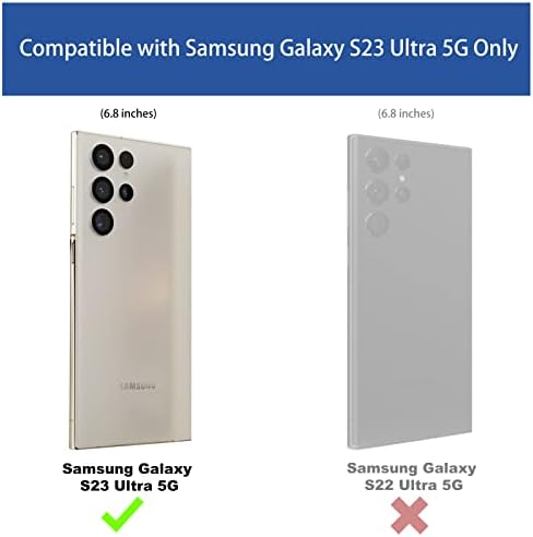 Ailiber para a caixa Samsung Galaxy S23 Ultra 5G, coldre da caixa de telefone Galaxy S23 com