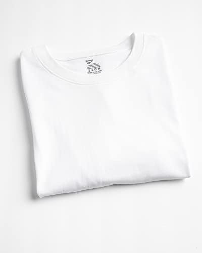 As camisetas de reebok masculinas-camisetas de pescoço de tripulação respiráveis ​​suaves