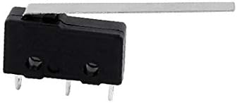 X-Dree 5pcs AC250 / 125V 3A 3 Terminais Micro-Switch de braço de alavanca de alavanca momentâneo