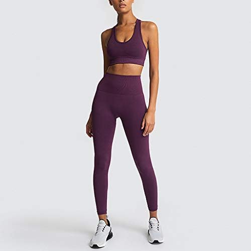 Manhong Sports Fitness Suit Yoga Running Color Color Feminino de cintura de cintura alta