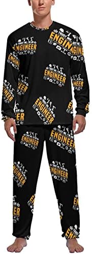 Confie em mim, eu sou um engenheiro masculino de roupas de dormir masculino no pullover de roupas