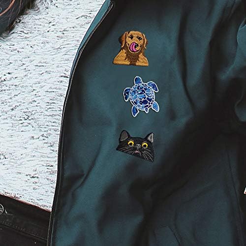 Wirester vintage bordado costurar em ferro em remendo para camisas, jeans, jaquetas, chapéus - gato preto de Bombaim