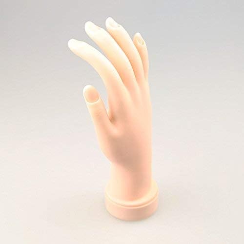 Rain Fairy Soft Plastic Fleccional Model Model Hand Nail Art Practice para iniciantes ou artistas de salão