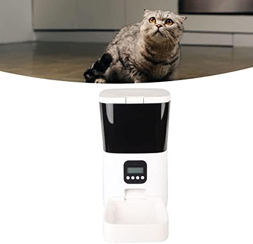 Alimentador automático de alimentos para animais de estimação, controle de voz 7L Capacidade Timing