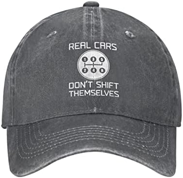 Carros de verdade não mudam de chapéu casual chapéus de beisebol de cowboy bloqueio de caminhoneiro para homens