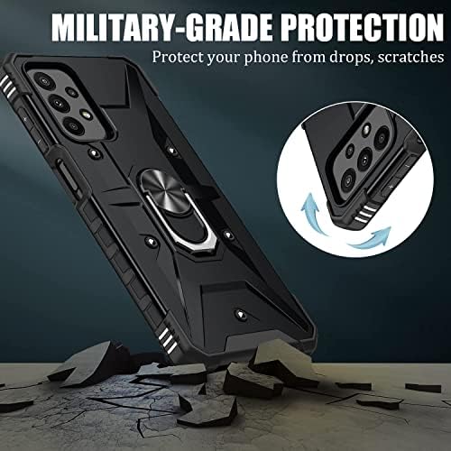 Caso de armadura Potok para Samsung Galaxy A13 4G/5G, caixa de choque de grau militar com protetor