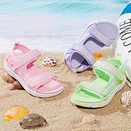 Sapatos infantis sandálias de praia leves leves de menina doce de garotas médias e grandes filhos Bowknot